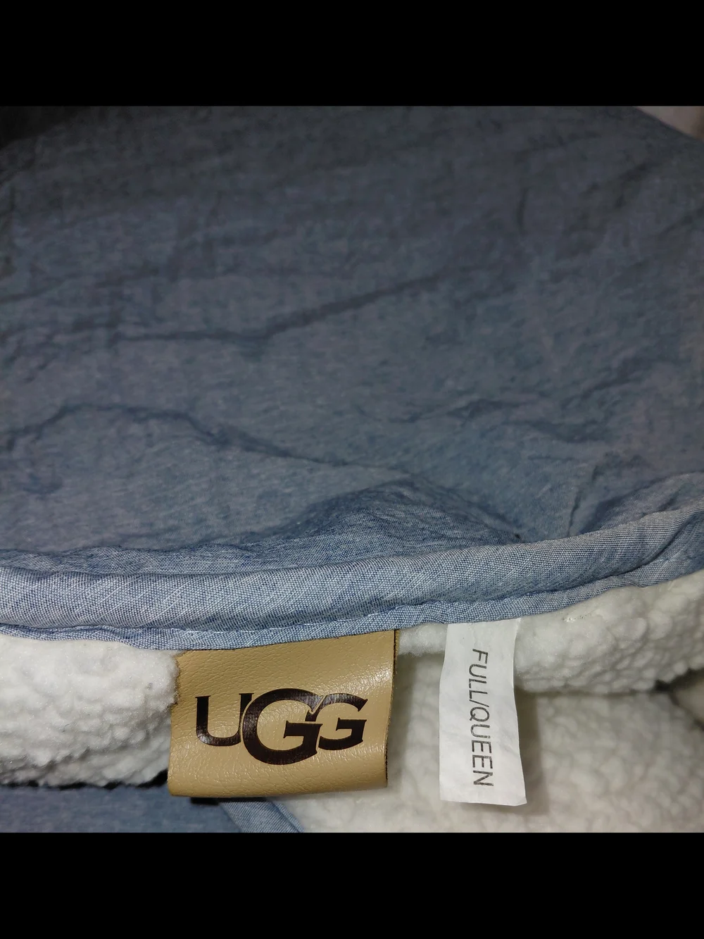 UGG Light Blue Comforter With 2 Pillow Shams
